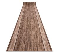 RugsX Anti-Slip Rama Runner in Brown | Size: 67 cm x 440 cm RUGSX Brown 67 cm x 440 cm