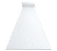 RugsX Anti-Slip Rumba Runner in White | Size: 60 cm x 110 cm RUGSX White 60 cm x 110 cm