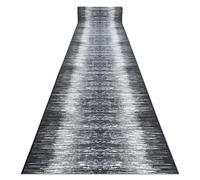 RugsX Anti-Slip Toltec Runner in Grey | Size: 80 cm x 340 cm RUGSX Grey 80 cm x 340 cm