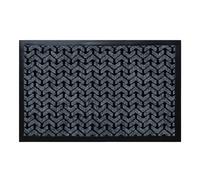 RugsX Antislip Dunlop Doormat in Grey | Size: 40 cm x 60 cm RUGSX Grey 40 cm x 60 cm