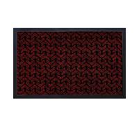 RugsX Antislip Dunlop Doormat in Red | Size: 40 cm x 60 cm RUGSX Red 40 cm x 60 cm