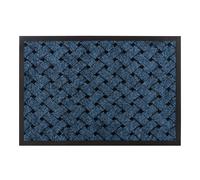 RugsX Antislip Vectra Doormat in Blue | Size: 40 cm x 60 cm RUGSX Blue 40 cm x 60 cm