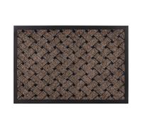 RugsX Antislip Vectra Doormat in Brown | Size: 40 cm x 60 cm RUGSX Brown 40 cm x 60 cm
