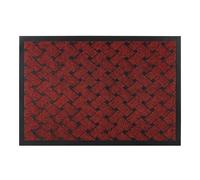 RugsX Antislip Vectra Doormat in Red | Size: 40 cm x 60 cm RUGSX Red 40 cm x 60 cm