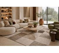 RugsX Arcana 0822 Carpet Beige Brown, Geometric, Modern 240X330 Cm