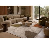 RugsX Arcana 1550 Carpet Cream Green, Geometric, Modern 240X330 Cm