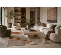 RugsX Arcana 2160 Carpet Cream Orange, Geometric, Modern 240X330 Cm