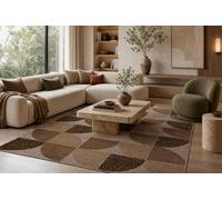 RugsX Arcana 4673 Carpet Beige Light Brown, Geometric, Modern 240X330 Cm