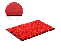 RugsX Artificial Grass Fire Rug in Red | Size: 150 cm x 200 cm RUGSX Red 150 cm x 200 cm
