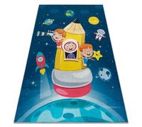 RugsX Bambino Rug in Blue | Size: 120 cm x 170 cm RUGSX Blue 120 cm x 170 cm