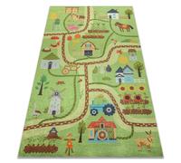 RugsX Bambino Rug in Green | Size: 120 cm x 170 cm RUGSX Green 120 cm x 170 cm