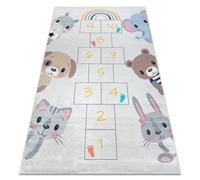 RugsX Bambino Rug in Grey | Size: 140 cm x 200 cm RUGSX Grey 140 cm x 200 cm