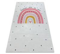 RugsX Bambino Rug in White | Size: 120 cm x 170 cm RUGSX White 120 cm x 170 cm