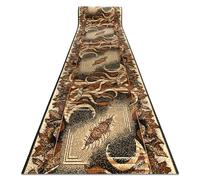 RugsX Bcf Leaf Runner in Beige | Size: 70 cm x 370 cm RUGSX Beige 70 cm x 370 cm