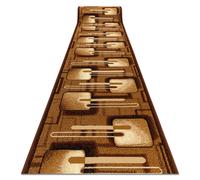 RugsX Bcf Malina Runner in Brown | Size: 70 cm x 390 cm RUGSX Brown 70 cm x 390 cm