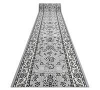 RugsX Bcf Morad Runner in Grey | Size: 100 cm x 100 cm RUGSX Grey 100 cm x 100 cm
