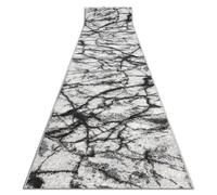 RugsX Bcf Morad Runner in Grey | Size: 120 cm x 440 cm RUGSX Grey 120 cm x 440 cm