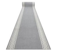 RugsX Bcf Morad Runner in Grey | Size: 90 cm x 180 cm RUGSX Grey 90 cm x 180 cm