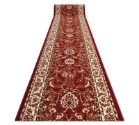 RugsX Bcf Morad Runner in Red | Size: 60 cm x 330 cm RUGSX Red 60 cm x 330 cm