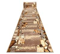 RugsX Bcf Szlaczek Runner in Beige | Size: 110 cm x 180 cm RUGSX Beige 110 cm x 180 cm