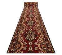 RugsX Bcf Wiosna Runner in Red | Size: 90 cm x 300 cm RUGSX Red 90 cm x 300 cm