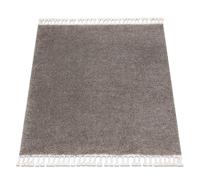 RugsX Berber Rug in Brown | Size: 120 cm x 120 cm RUGSX Brown 120 cm x 120 cm