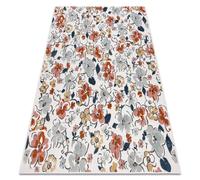 RugsX Botanic Rug in Beige | Size: 117 cm x 170 cm RUGSX Beige 117 cm x 170 cm