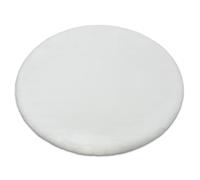 RugsX Bunny Rug in White | Size: 100 cm diameter RUGSX White 100 cm diameter