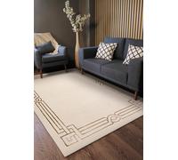 RugsX Carpet Allure 1907 Frame, Greek - Structural, Stylish, Glamour Beige 200X290 Cm