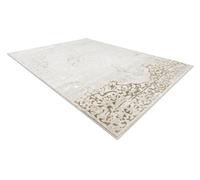 RugsX Carpet Allure 1961 Ornament, Frame - Structural, Stylish, Glamour Cream Gold 80X150 Cm