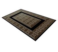 RugsX Carpet Allure 1968 Greek Key, Frame - Structural, Stylish, Glamour Black / Gold 200X290 Cm