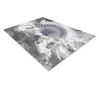 RugsX Carpet Allure 5715 Abstraction - Structural, Stylish, Glamour Light Grey / Dark Bl 140X190 Cm