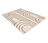 RugsX Carpet Allure 5756 Geometric - Structural, Stylish, Glamour Beige 140X190 Cm