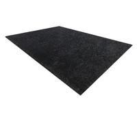 RugsX Carpet Buenos 6649 Shaggy Plain, Single Color Black 60X100 Cm