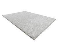RugsX Carpet Buenos 7005 Shaggy Plain, Single Color Silver 120X170 Cm
