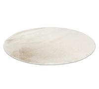 RugsX Carpet Bunny Circle Ivory Imitation Of Rabbit Fur Circle 120 Cm