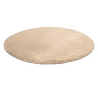 RugsX Carpet Bunny Circle Macchiato Brown Imitation Of Rabbit Fur Circle 200 Cm