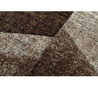 RugsX Carpet Feel 5673/15044 Herringbone D.brown Beige Cream Grey 80X150 Cm