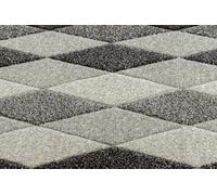 RugsX Carpet Feel 5674/16811 Diamonds Grey Anthracite Cream 80X150 Cm