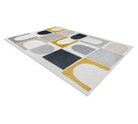RugsX Carpet Fusion 0213 White / Yellow - Geometric, Modern, Abstract 200X290 Cm