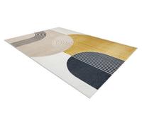 RugsX Carpet Fusion 0240 Cream / Yellow - Geometric, Modern, Abstract 180X270 Cm