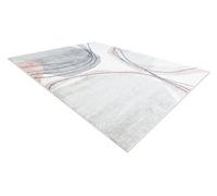 RugsX Carpet Fusion 5868 White / Dark Pink - Lines, Modern, Abstract 200X290 Cm