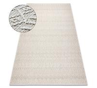 RugsX Carpet Jersey 19243 Cream - Chevron, Structural, Loop Boho 160X220 Cm