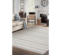 RugsX Carpet Jersey 19243 Grey - Chevron, Structural, Loop Boho 200X290 Cm