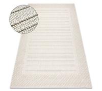 RugsX Carpet Jersey 19261 Cream - Frame, Structural, Loop Boho 80X150 Cm