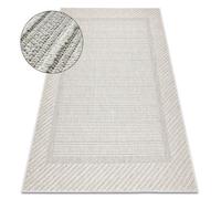 RugsX Carpet Jersey 19261 Grey - Frame, Structural, Loop Boho 140X190 Cm