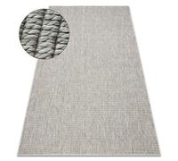 RugsX Carpet Origi 3583 Grey - Flat-Woven Sisal String 116X170 Cm