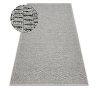 RugsX Carpet Origi 3667 Grey - Flat-Woven Sisal String 116X170 Cm