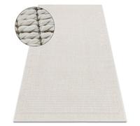 RugsX Carpet Origi 3727 Cream - Frame Flat-Woven Sisal String 136X190 Cm