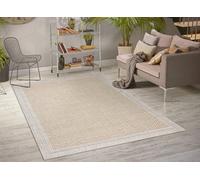 RugsX Carpet Origi 3739 Cream / Beige - Frame, Herringbone Flat-Woven Sisal String 78X150 Cm